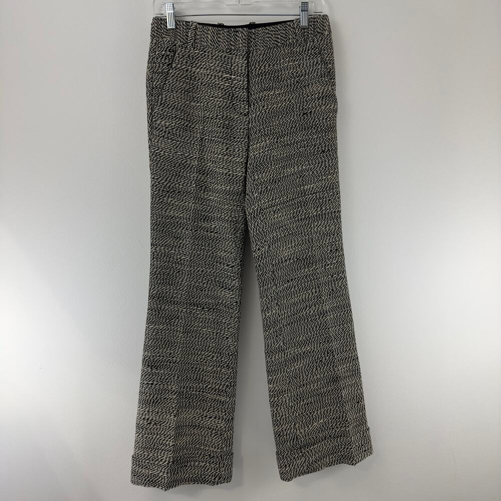 3.1‎ Phillip Lim Cuffed Flat Front black and beige trouser